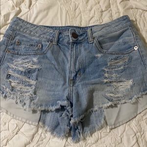 American Eagle Hi-Rise Festival shorts